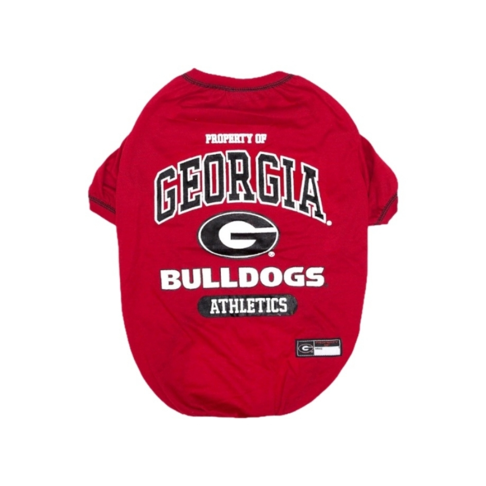 Collegiate Pet T-shirt University Of Georgia XS